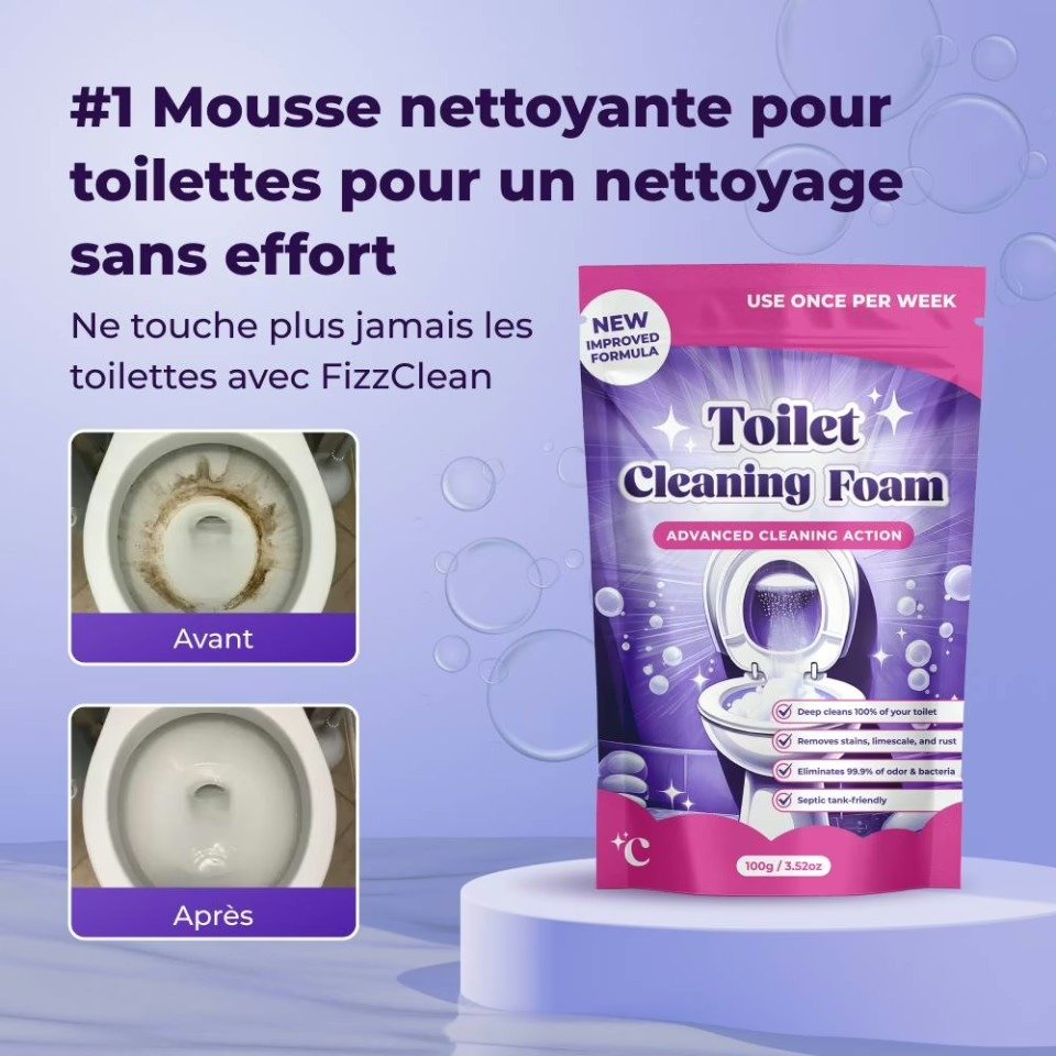 Mousse de nettoyage FizzClean